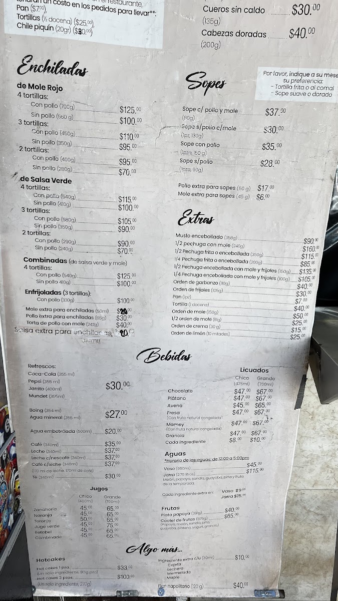 Caldos de Pollo Maru Menu - Image 2