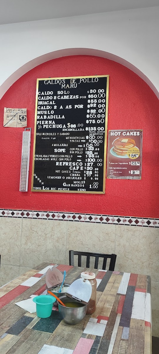 Caldos de Pollo Maru Menu - Image 4